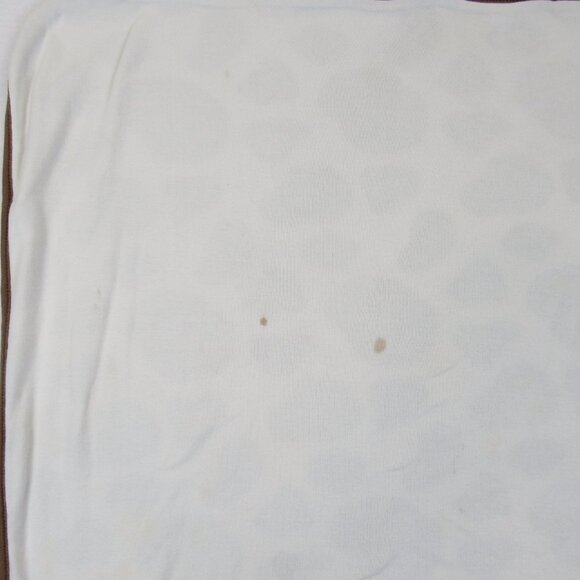 Baby 8 Reversible Giraffe Print Blanket Cotton Brown & White - Picture 11 of 11